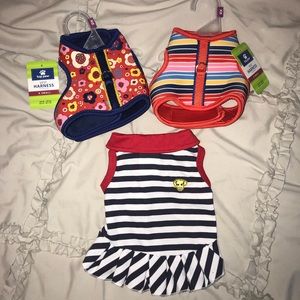 NWT Size XS Dog Harnesses and Dress